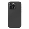 Capa UNIQ Lino Hue para Apple iPhone 16 Pro, carregamento Magclick, cinzento carvão