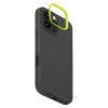 Capa UNIQ Lino Hue para Apple iPhone 16 Pro, carregamento Magclick, cinzento carvão