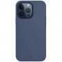 Capa UNIQ Lino Hue para Apple iPhone 15 Pro Max, MagClick Charging, azul-marinho
