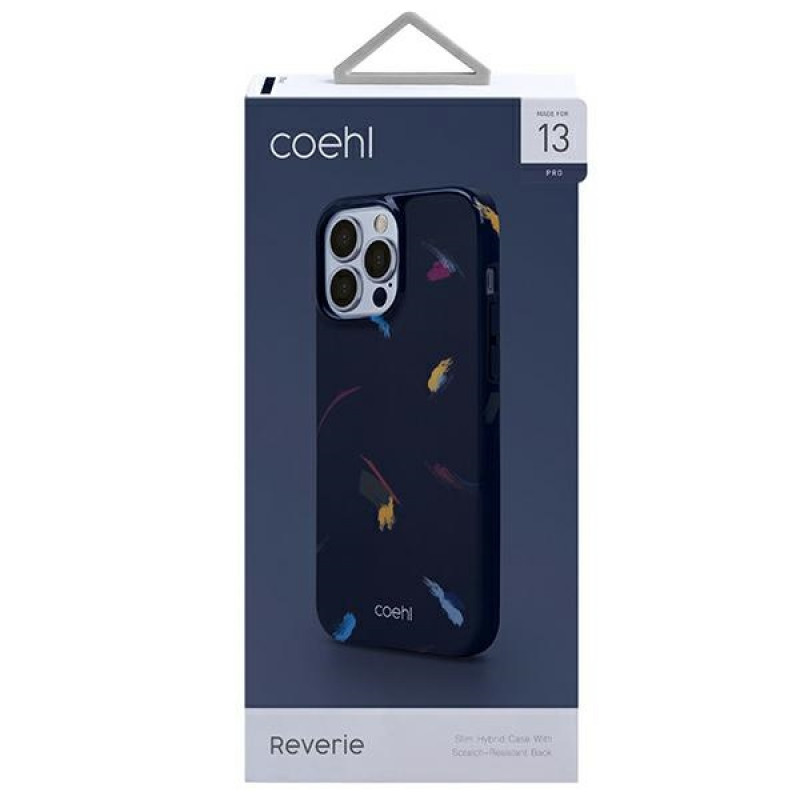 Capa UNIQ Coehl Reverie para Apple iPhone 13 Pro, azul da Prússia