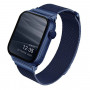 Pulseira UNIQ Dante em aço inoxidável para Apple Watch 4/5/6/7/SE 40/41 mm, azul-marinho