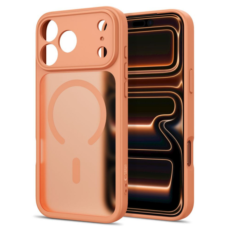 Capa Tech-Protect BasicMag MagSafe para Apple iPhone 17 Pro Max / 18 Pro Max, Cosmic Orange mate