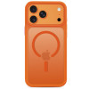 Capa Tech-Protect Magmat MagSafe CC para Apple iPhone 17 Pro / 18 Pro, laranja cósmico mate