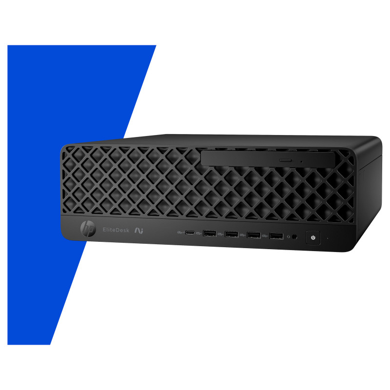 PC de secretária HP EliteDesk 8 SFF G2a, AMD Ryzen AI 5 435, 16 GB RAM, 512 GB SSD, Windows 11 Pro, suporte de 3 anos