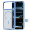 Capa Tech-Protect Magmat MagSafe CC para Apple iPhone 17 Pro / 18 Pro, azul-claro mate
