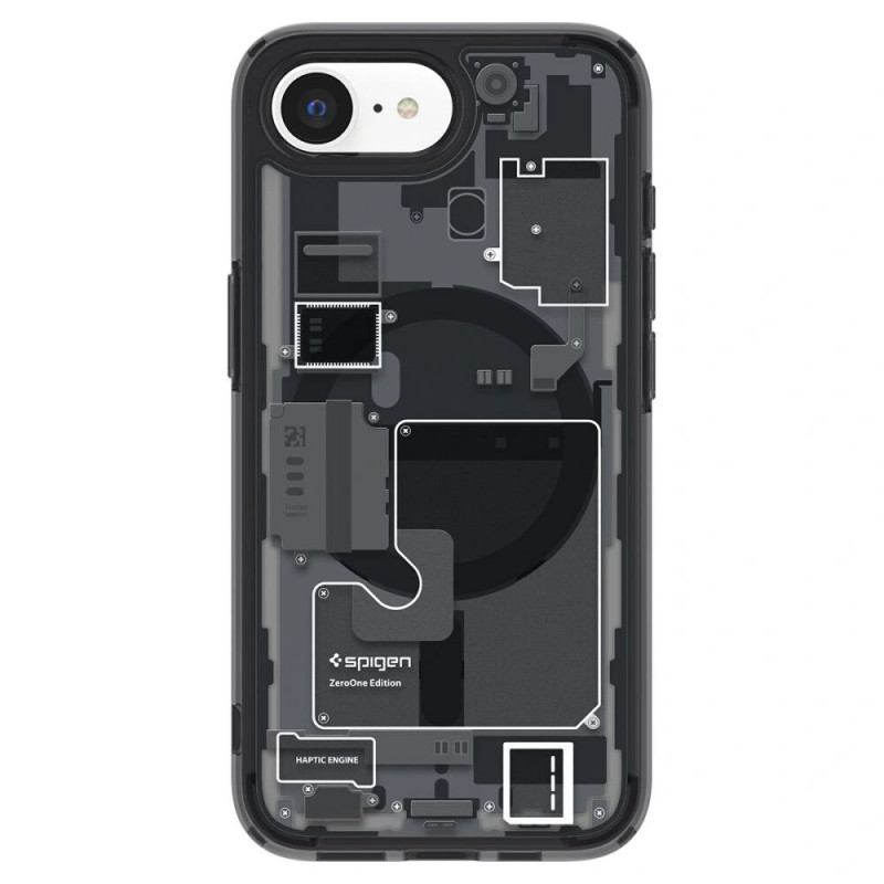 Capa Spigen Ultra Hybrid Mag MagSafe para Apple iPhone 17e / 16e, Zero One preta