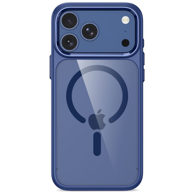 Capa Tech-Protect Magmat MagSafe CC para Apple iPhone 17 Pro / 18 Pro, Deep Blue / transparente