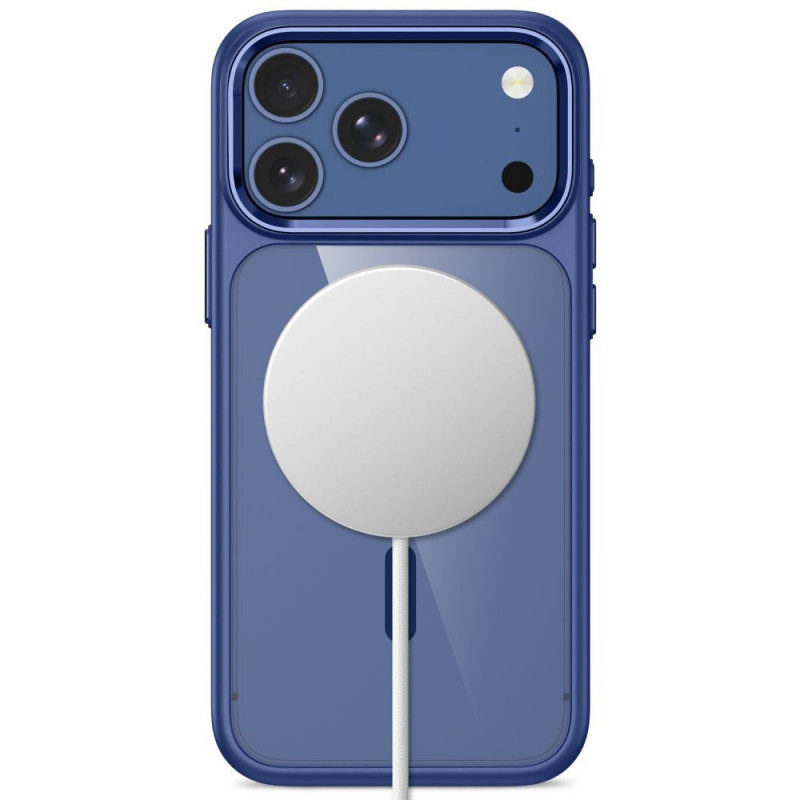 Capa Tech-Protect Magmat MagSafe CC para Apple iPhone 17 Pro / 18 Pro, Deep Blue / transparente