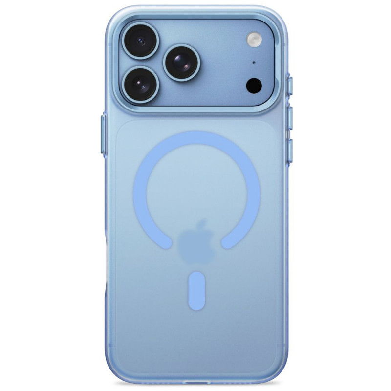 Capa MagZero MagSafe Tech-Protect para Apple iPhone 17 Pro Max / 18 Pro Max, azul-claro mate