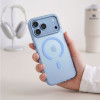 Capa MagZero MagSafe Tech-Protect para Apple iPhone 17 Pro Max / 18 Pro Max, azul-claro mate