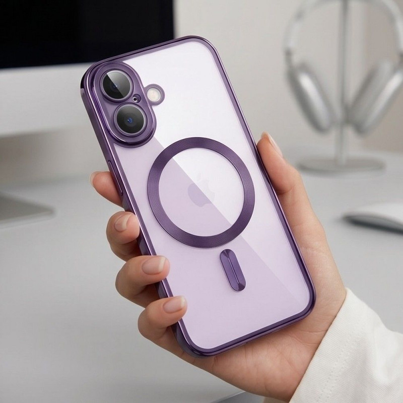 Capa MagFlex MagSafe Tech-Protect para Apple iPhone 17, Shiny Lavender