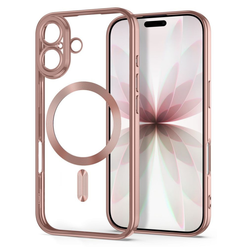 Capa MagFlex MagSafe Tech-Protect para Apple iPhone 17, Shiny Rose Gold