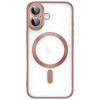 Capa MagFlex MagSafe Tech-Protect para Apple iPhone 17, Shiny Rose Gold