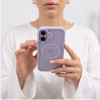 Capa MagSafe BasicMag Tech-Protect para Apple iPhone 17, Lavanda Mate