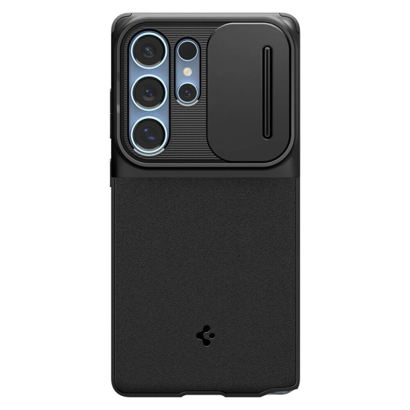 Capa Spigen Optik Armor para Samsung Galaxy S25 Ultra, preta