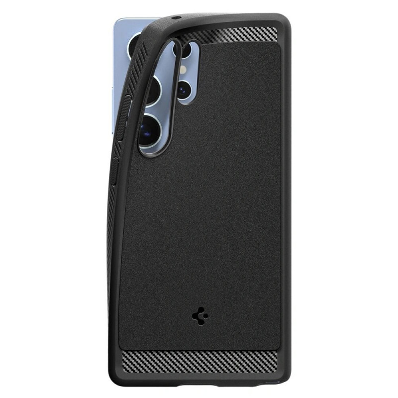 Capa Spigen Rugged Armor Mag MagSafe para Samsung Galaxy S25 Ultra, preto mate