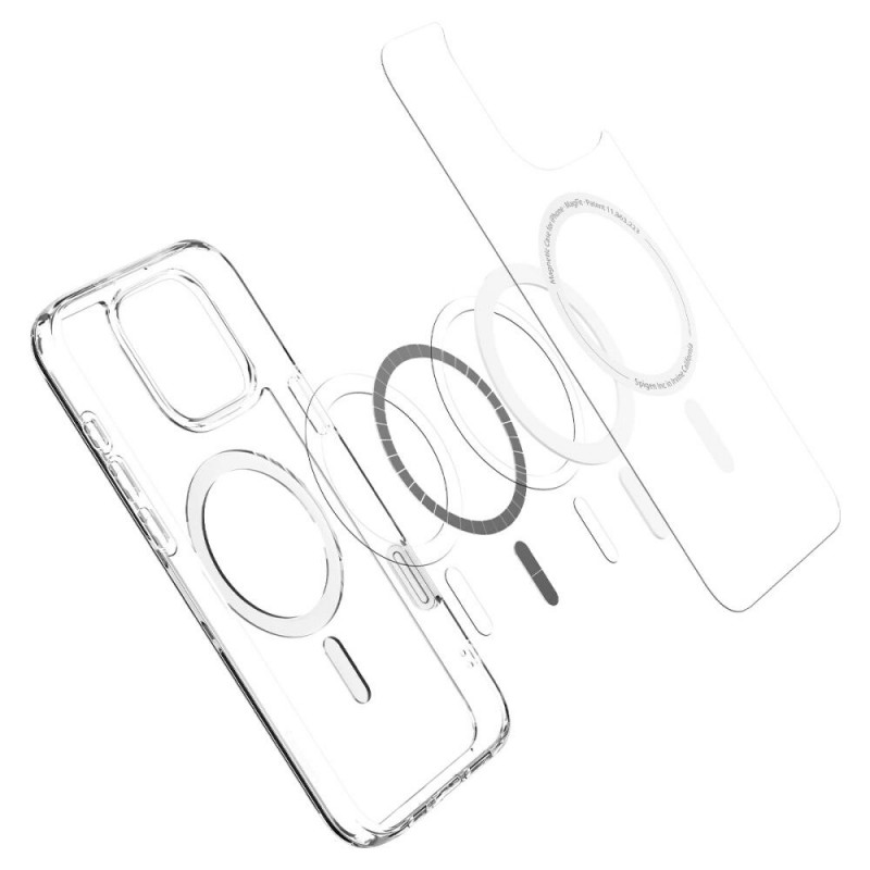 Capa Spigen Ultra Hybrid T Mag MagSafe para Apple iPhone 16 Pro, branca