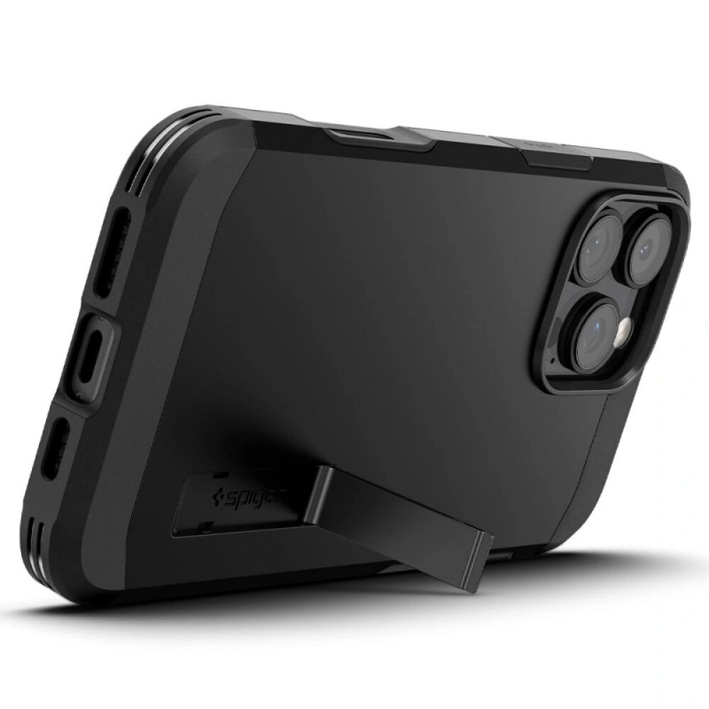 Capa Spigen Tough Armor T Mag MagSafe para Apple iPhone 16 Pro Max, preta