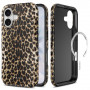 Capa Tech-Protect Lamano MagSafe para Apple iPhone 17, Exotic Touch, castanho e bege