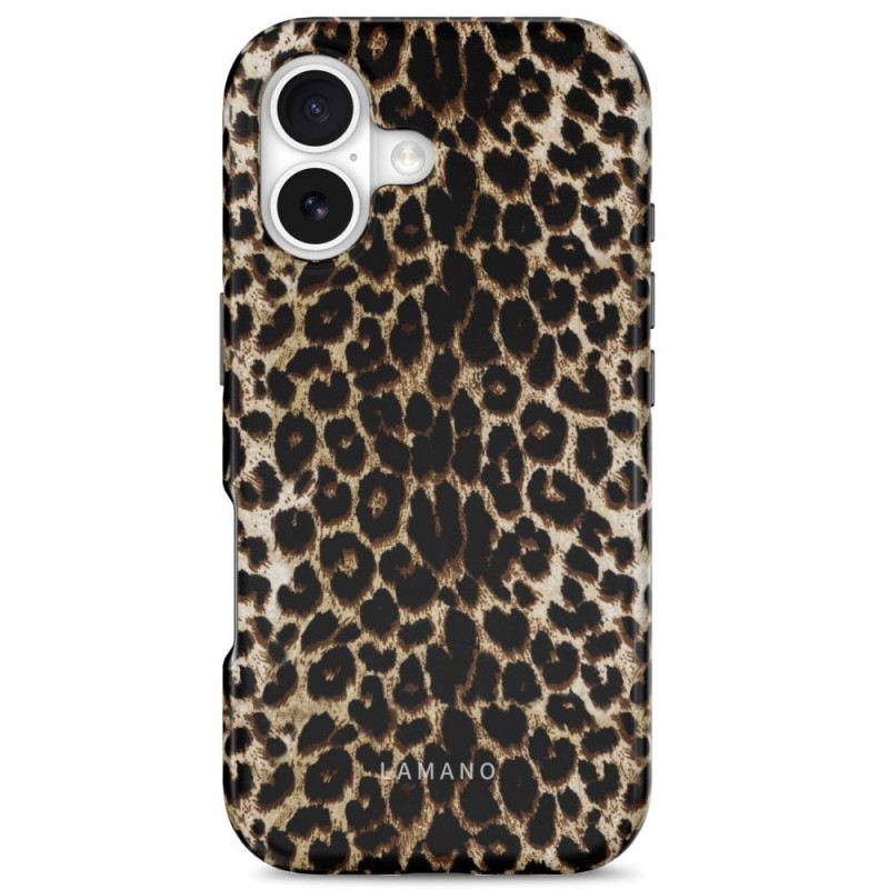 Capa Tech-Protect Lamano MagSafe para Apple iPhone 17, Exotic Touch, castanho e bege