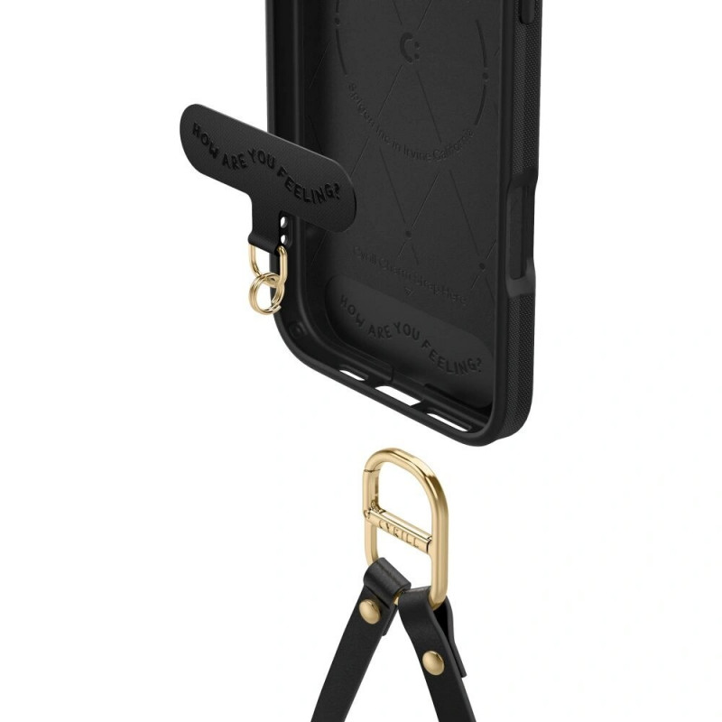 Capa MagSafe Spigen Cyrill Kajuk Classic Charm Mag para Apple iPhone 16 Pro, preta