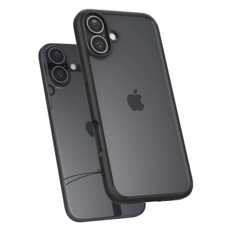 Capa Ultra Hybrid Spigen para Apple iPhone 16, preto mate