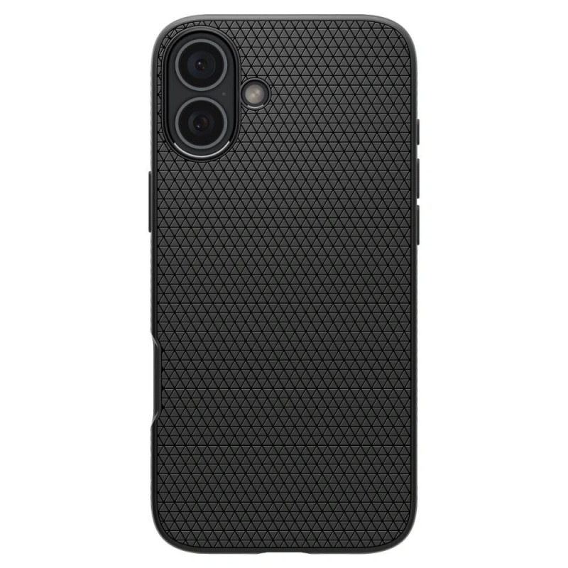Capa Spigen Liquid Air para Apple iPhone 16, preto mate