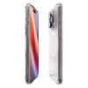Capa Ultra Hybrid Mag MagSafe Spigen para Apple iPhone 16 Pro, transparente frost