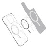 Capa Ultra Hybrid Mag MagSafe Spigen para Apple iPhone 16 Pro, transparente frost