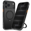 Capa Tech-Protect MagAir Stand MagSafe CC para Apple iPhone 17 Pro Max / 18 Pro Max, preto mate