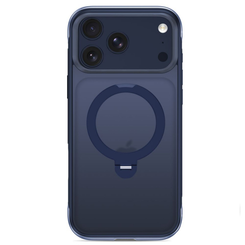 Capa Tech-Protect MagAir Stand MagSafe CC para Apple iPhone 17 Pro / 18 Pro, Matte Deep Blue