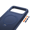 Capa Tech-Protect MagAir Stand MagSafe CC para Apple iPhone 17 Pro / 18 Pro, Matte Deep Blue