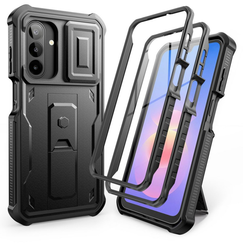 Tech-Protect Kevlar Cam+ 2-Set capa robusta para Samsung Galaxy A17 / A18 4G / 5G, preta