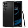 Capa Spigen Liquid Air para Samsung Galaxy S24 Ultra, preto mate