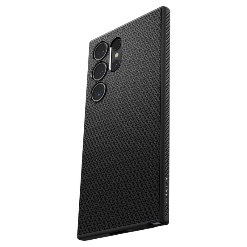 Capa Spigen Liquid Air para Samsung Galaxy S24 Ultra, preto mate