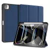 Capa Domo Dux Ducis com aba e smart sleep para Xiaomi Pad 6 / 6 Pro, azul