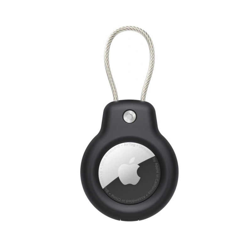 Capa Tech-Protect Rough Vein para Apple AirTag, preta (2 un.)
