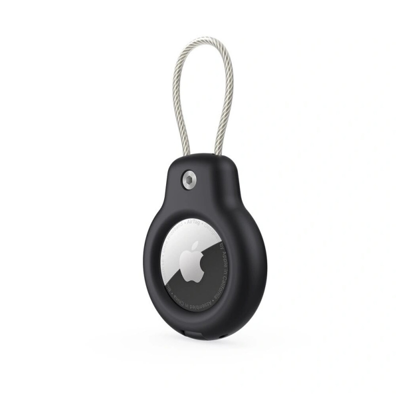 Capa Tech-Protect Rough Vein para Apple AirTag, preta (2 un.)
