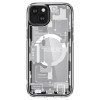 Capa Spigen Ultra Hybrid Mag com MagSafe para Apple iPhone 15 Plus / 14 Plus, Zero One, branca