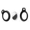 Capa de porta-chaves Tech-Protect Rough Chain para Apple AirTag, preta (2 un.)