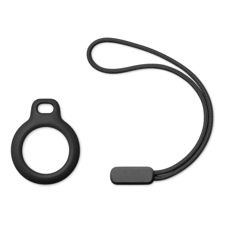 Capa de porta-chaves Tech-Protect Rough Chain para Apple AirTag, preta (2 un.)
