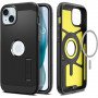 Capa Spigen Tough Armor Mag com MagSafe para Apple iPhone 15, preta