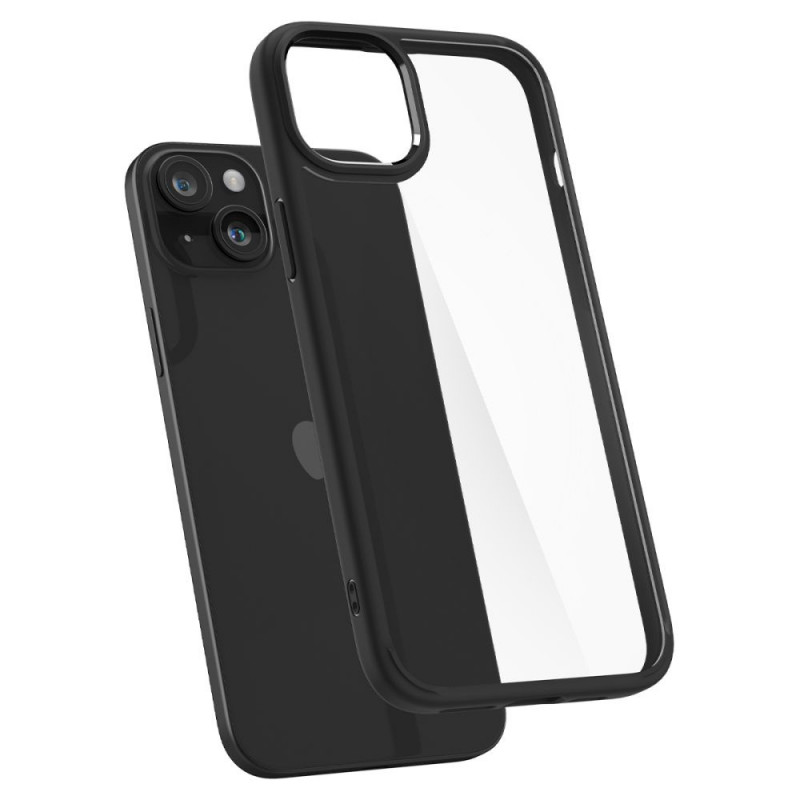 Capa Ultra Hybrid Spigen para Apple iPhone 15, preto mate