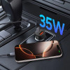 Tech-Protect CC02 Carregador de automóvel de 2 portas USB-A / USB-C, PD 35W / QC 3.0, preto (THP4079)