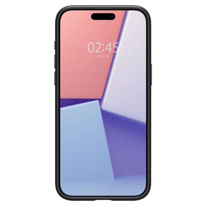 Capa Spigen Liquid Air para Apple iPhone 15 Pro, preto mate