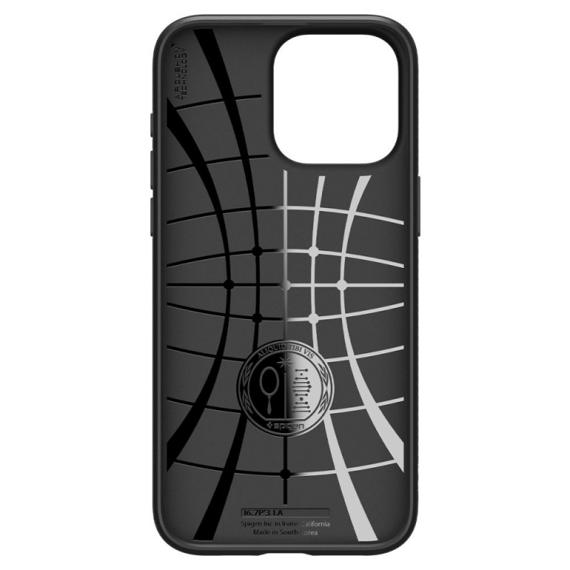 Capa Spigen Liquid Air para Apple iPhone 15 Pro, preto mate