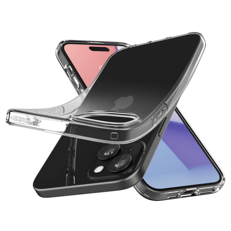Capa Liquid Crystal Spigen para Apple iPhone 15 Plus / 14 Plus, Crystal Clear