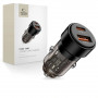 Tech-Protect CC03 Carregador de automóvel de 2 portas USB-A / USB-C, PD 75W, preto