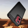 Capa Tech-Protect TPUCarbon para Motorola Moto G05 / E15, preta