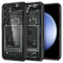 Capa Ultra Hybrid Spigen para Samsung Galaxy S23 FE, Zero One, cinzento-escuro
